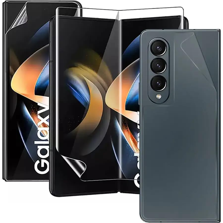 Set of 4 Silicone Screen Protector for Samsung Galaxy Z Fold 3