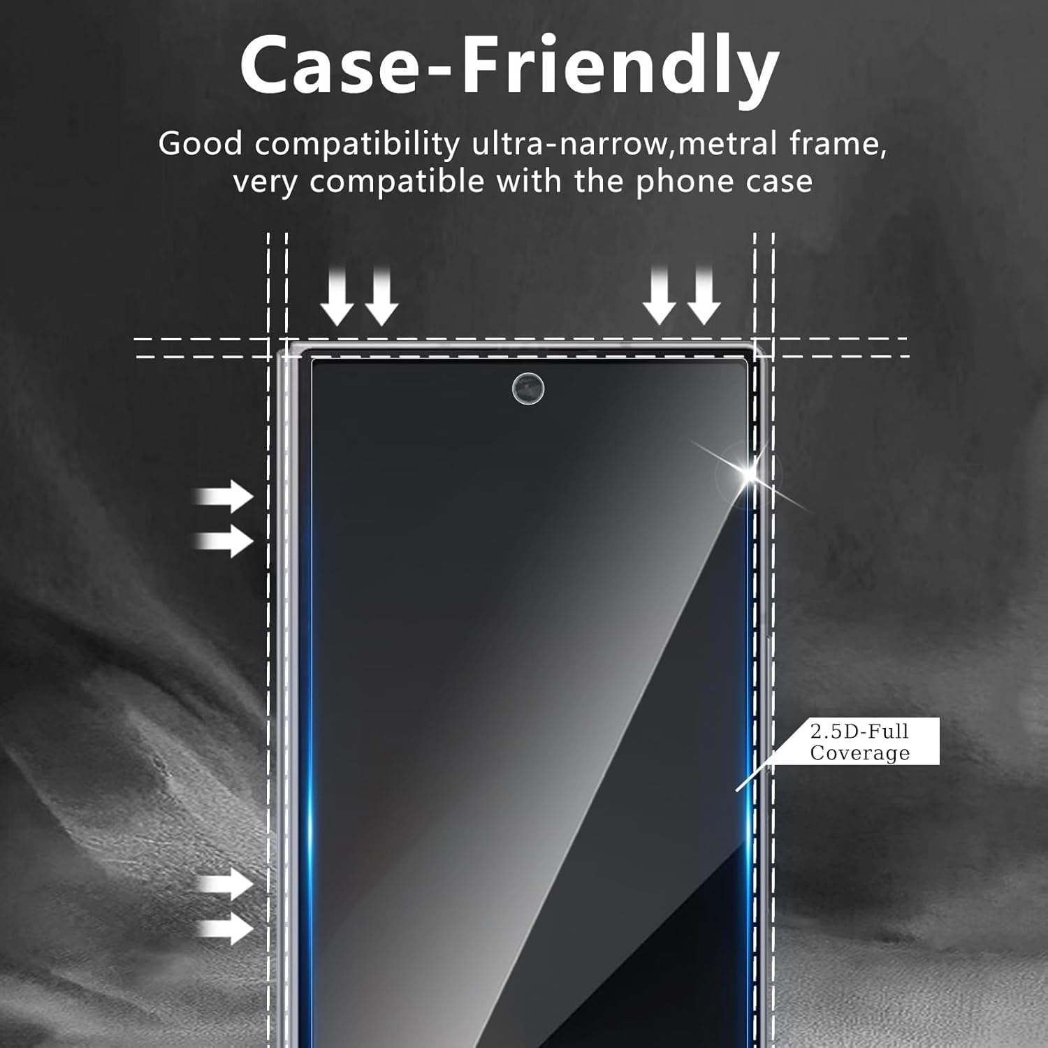 2-Pack Privacy Tempered Glass for Samsung Galaxy Z Fold 7