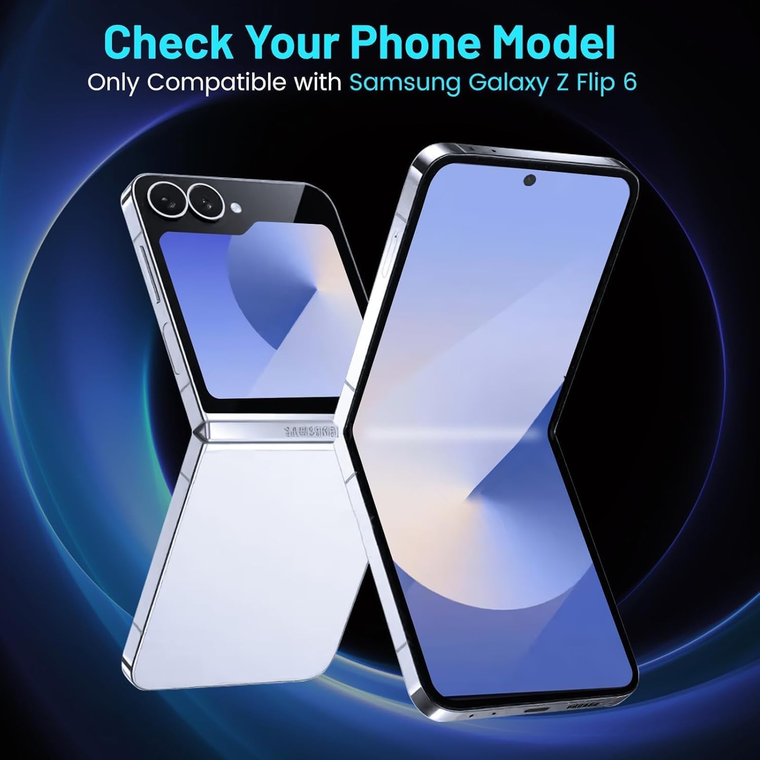 4-in-1 Screen Protector for Samsung Galaxy Z Flip 6