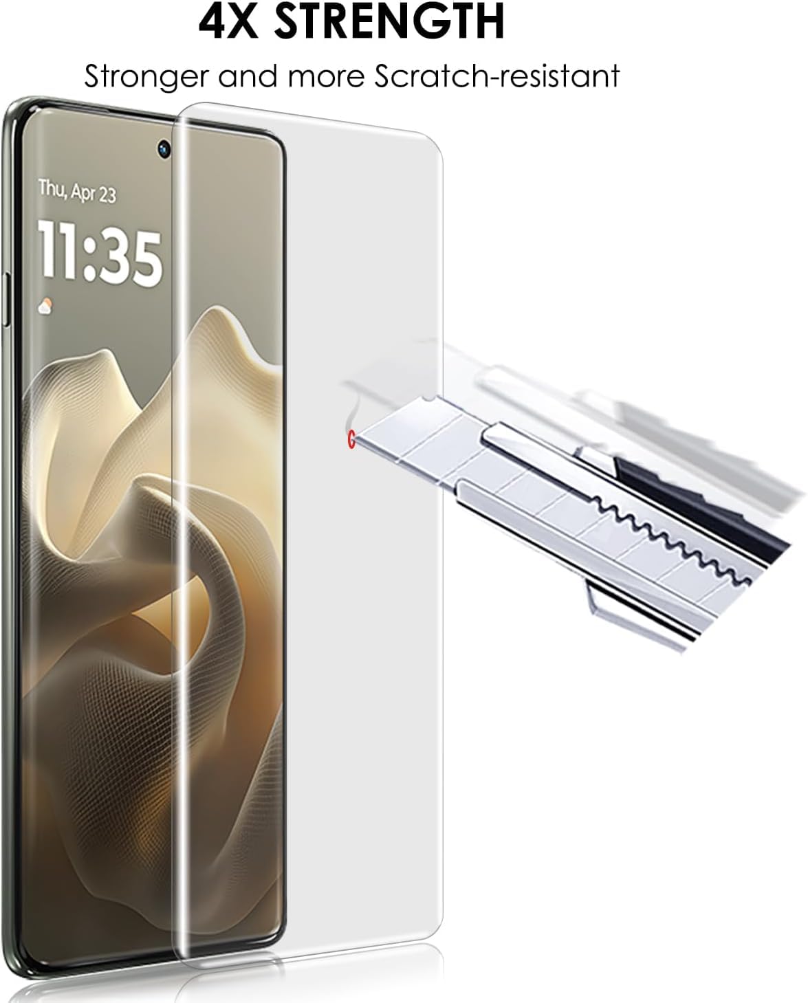 Curved UV Tempered Glass for Motorola Edge 60 Pro