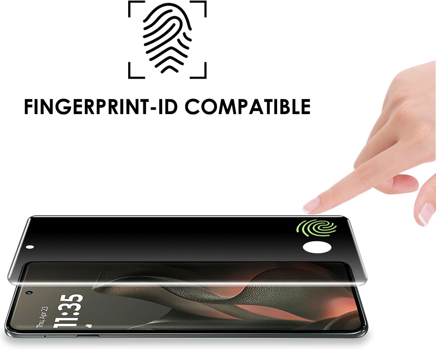 Privacy UV Tempered Glass for Motorola Moto Edge 60 Fusion