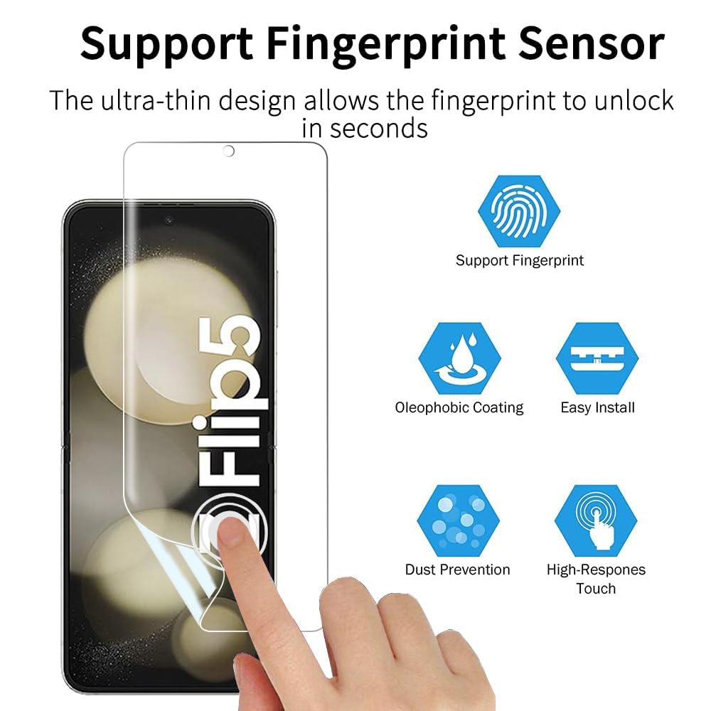 4-in-1 Screen Protector for Samsung Galaxy Z Flip 5