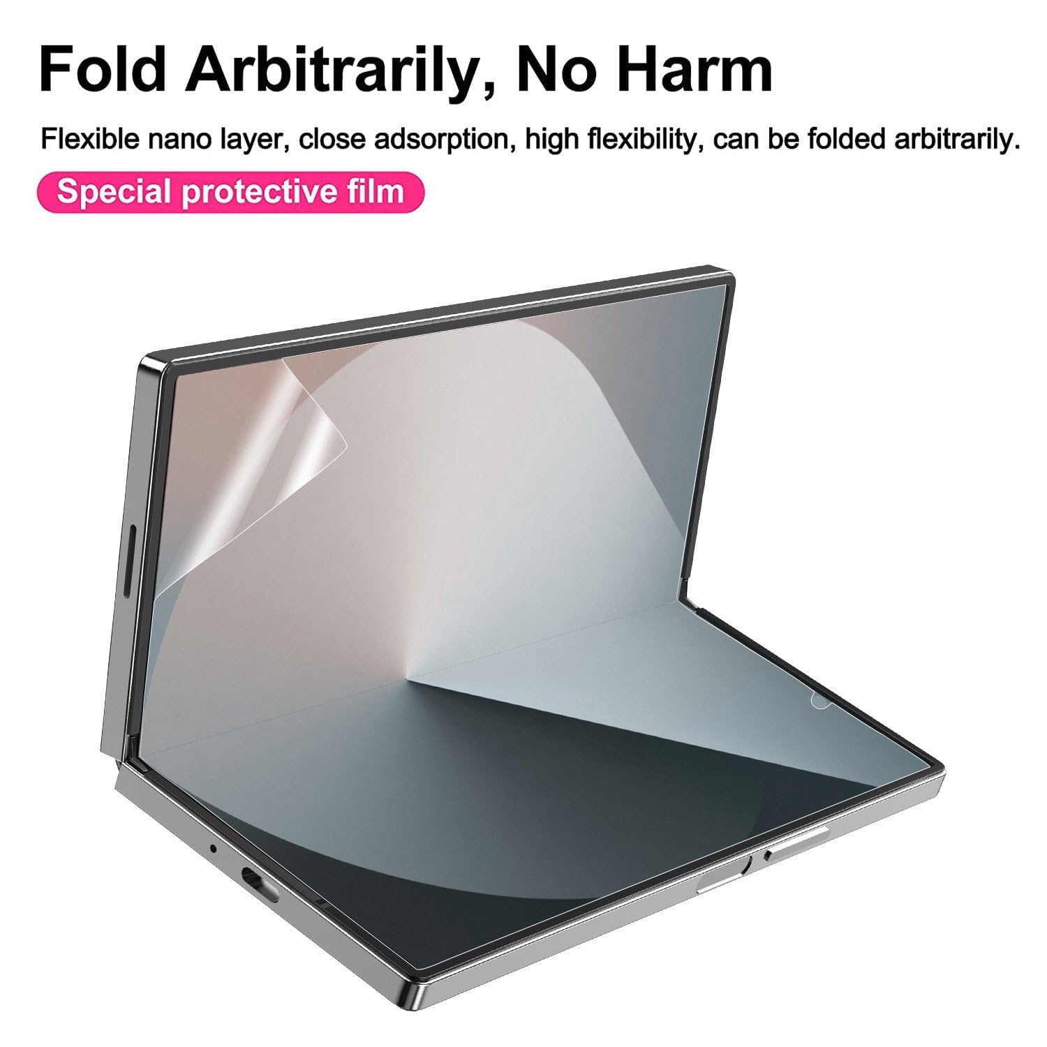 Set of 4 Silicone Screen Protector for Samsung Galaxy Z Fold 6