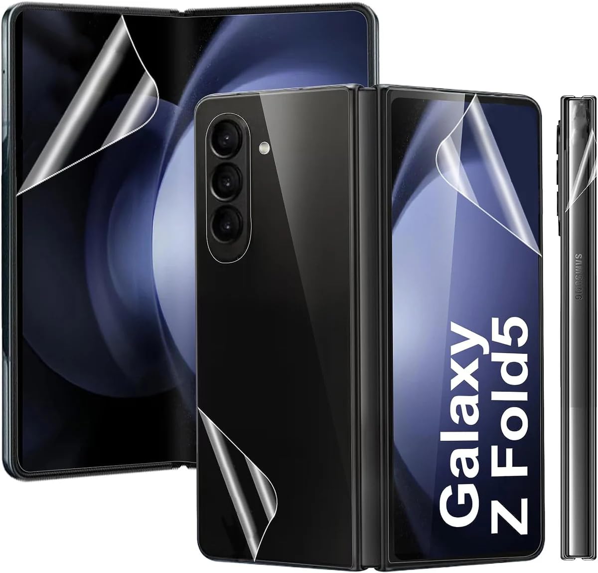 Set of 4 Silicone Screen Protector for Samsung Galaxy Z Fold 5