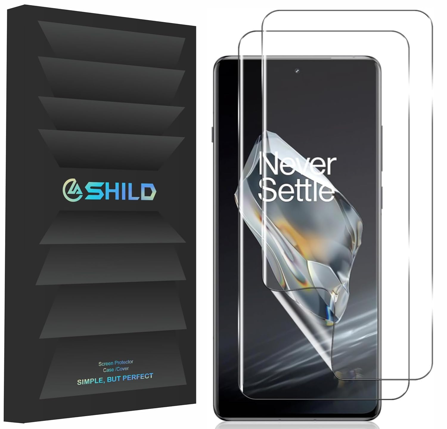 2-Pack Silicone Screen Protector for OnePlus 12R