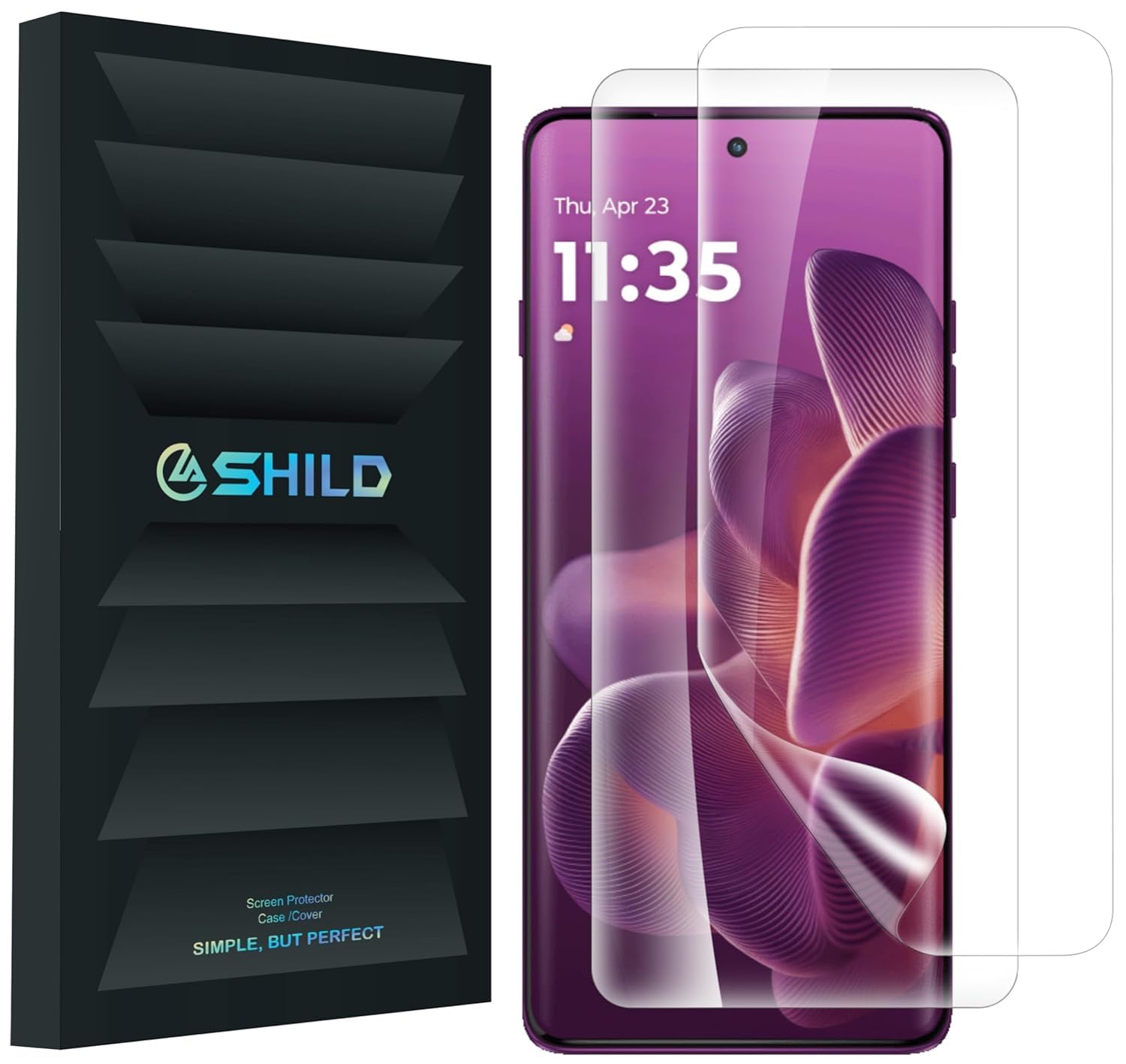 Silicone (2-Pack) Screen Protector for Motorola Edge 60 Fusion