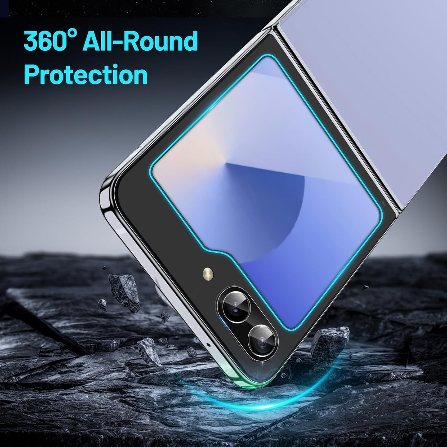 4-in-1 Screen Protector for Samsung Galaxy Z Flip 6