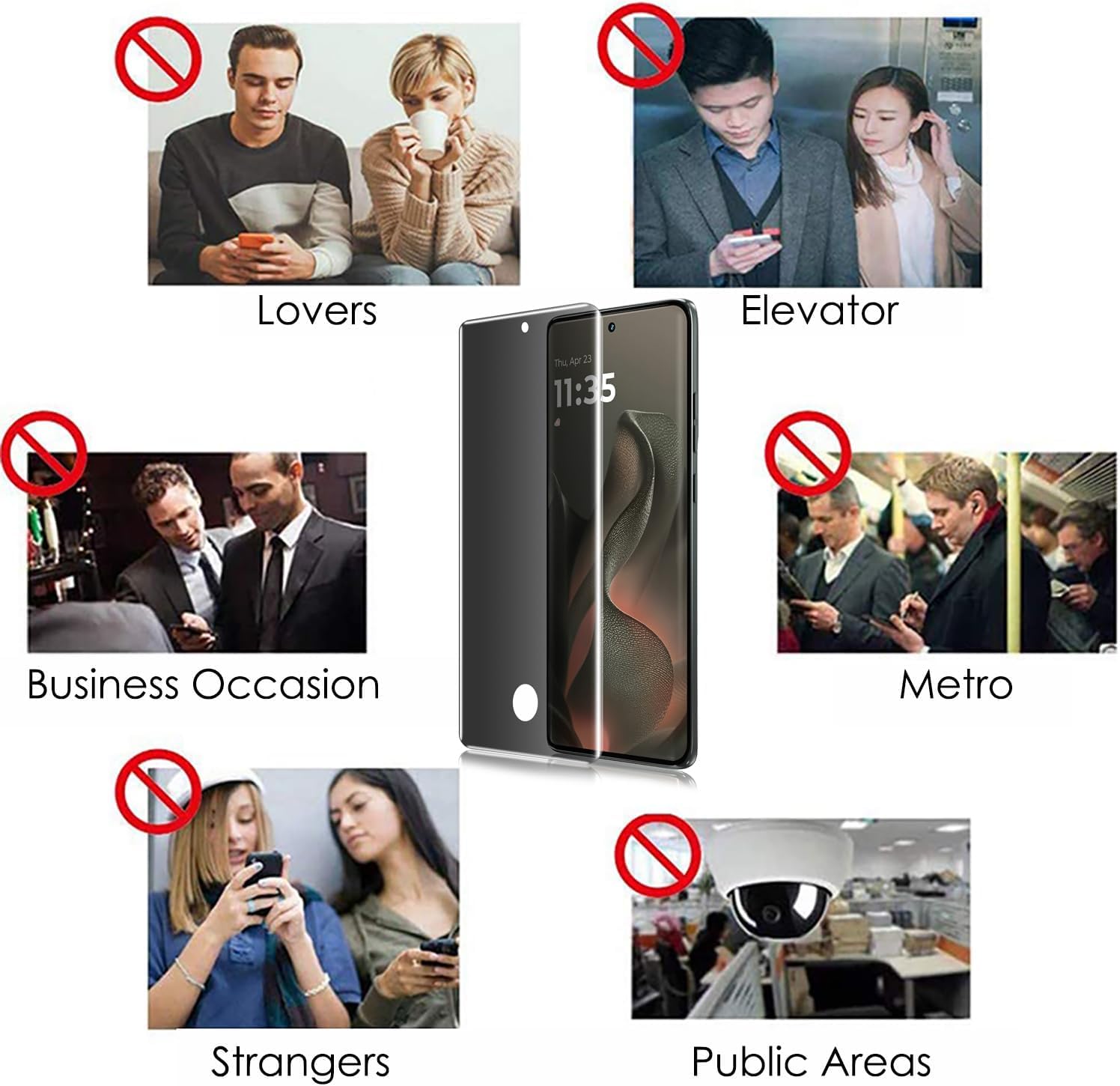 Privacy UV Tempered Glass for Motorola Moto Edge 60 Fusion