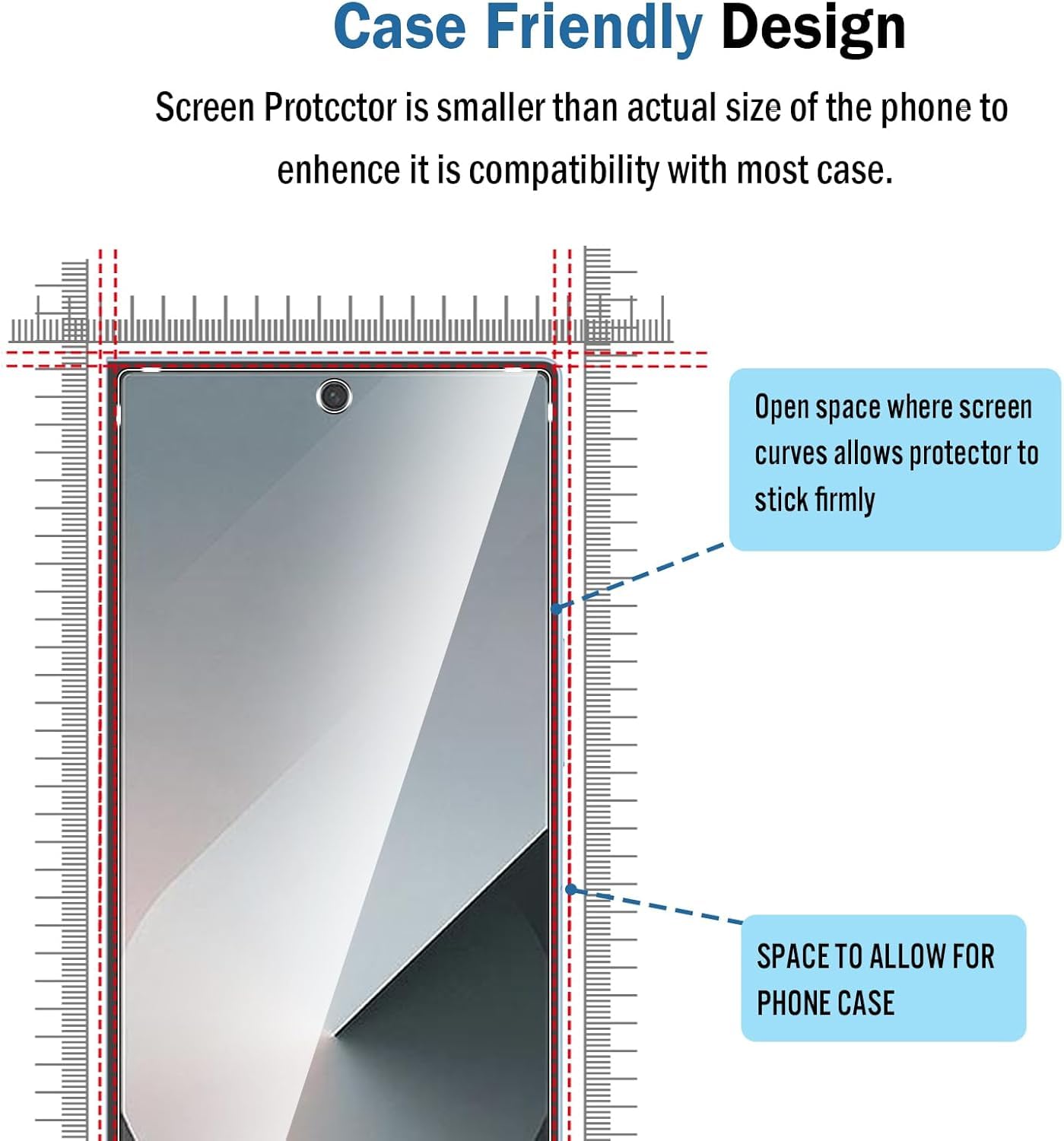 2 Pack Tempered Glass Screen Protector for Samsung Galaxy Z Fold 7