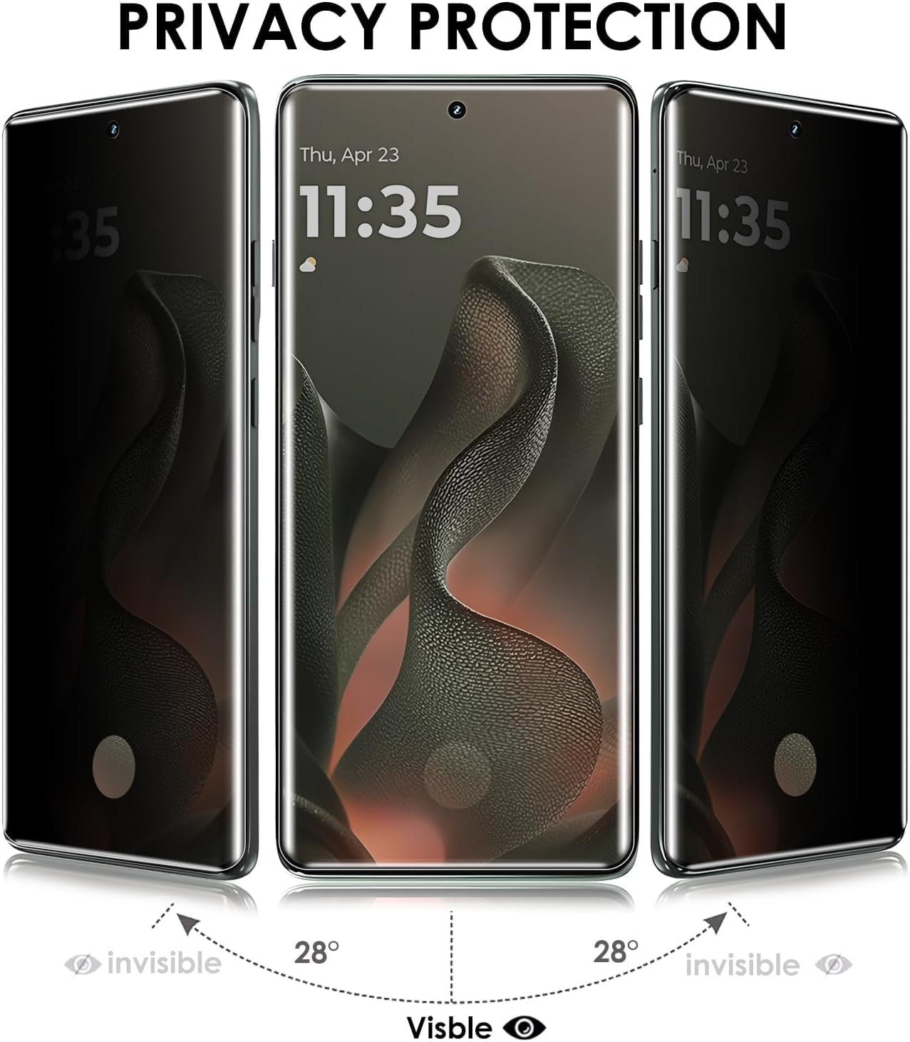 Privacy UV Tempered Glass for Motorola Edge 60 Pro