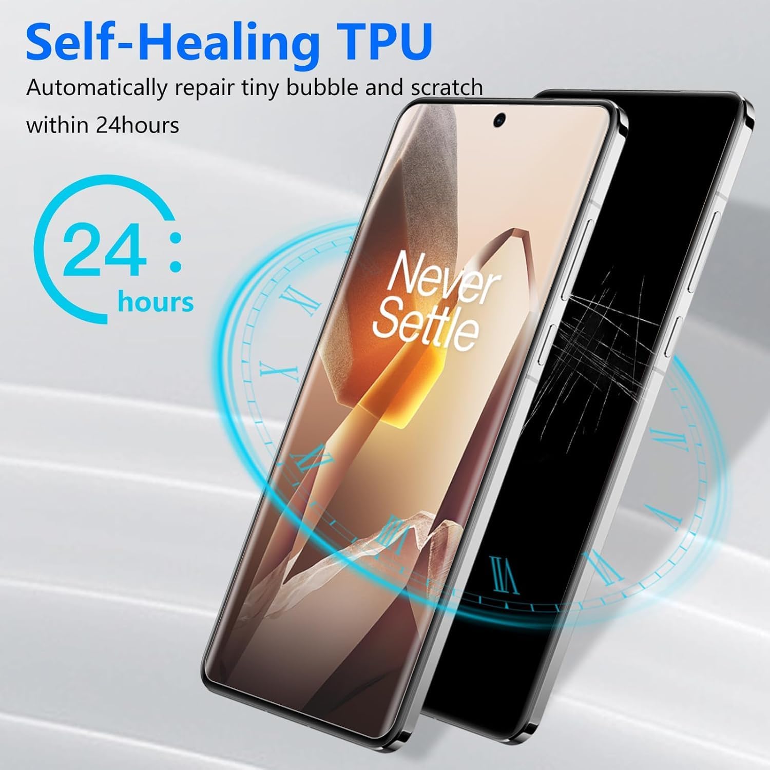 2-Pack Silicone Screen Protector for OnePlus 13