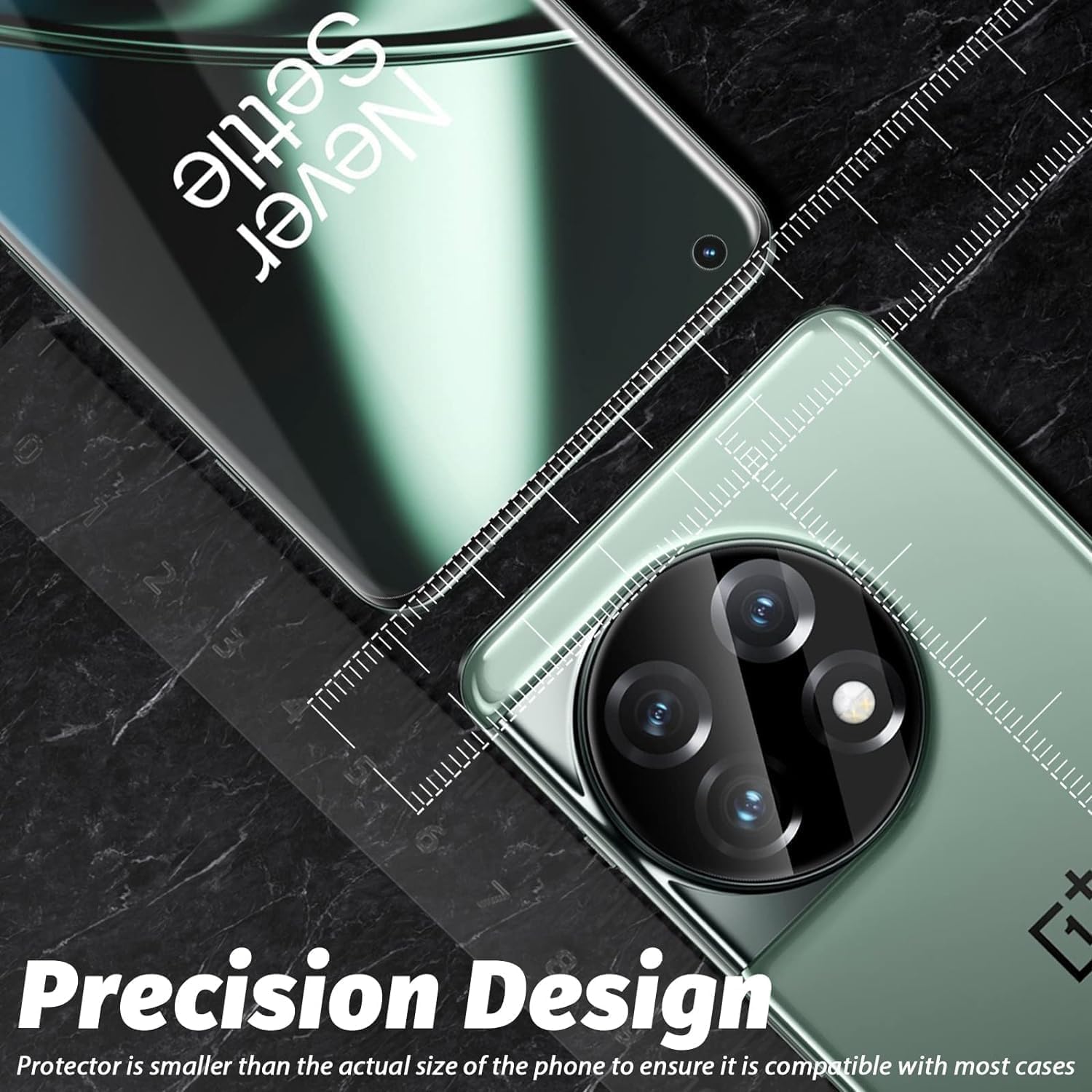 2-Pack Curved Screen Protector for OnePlus 11