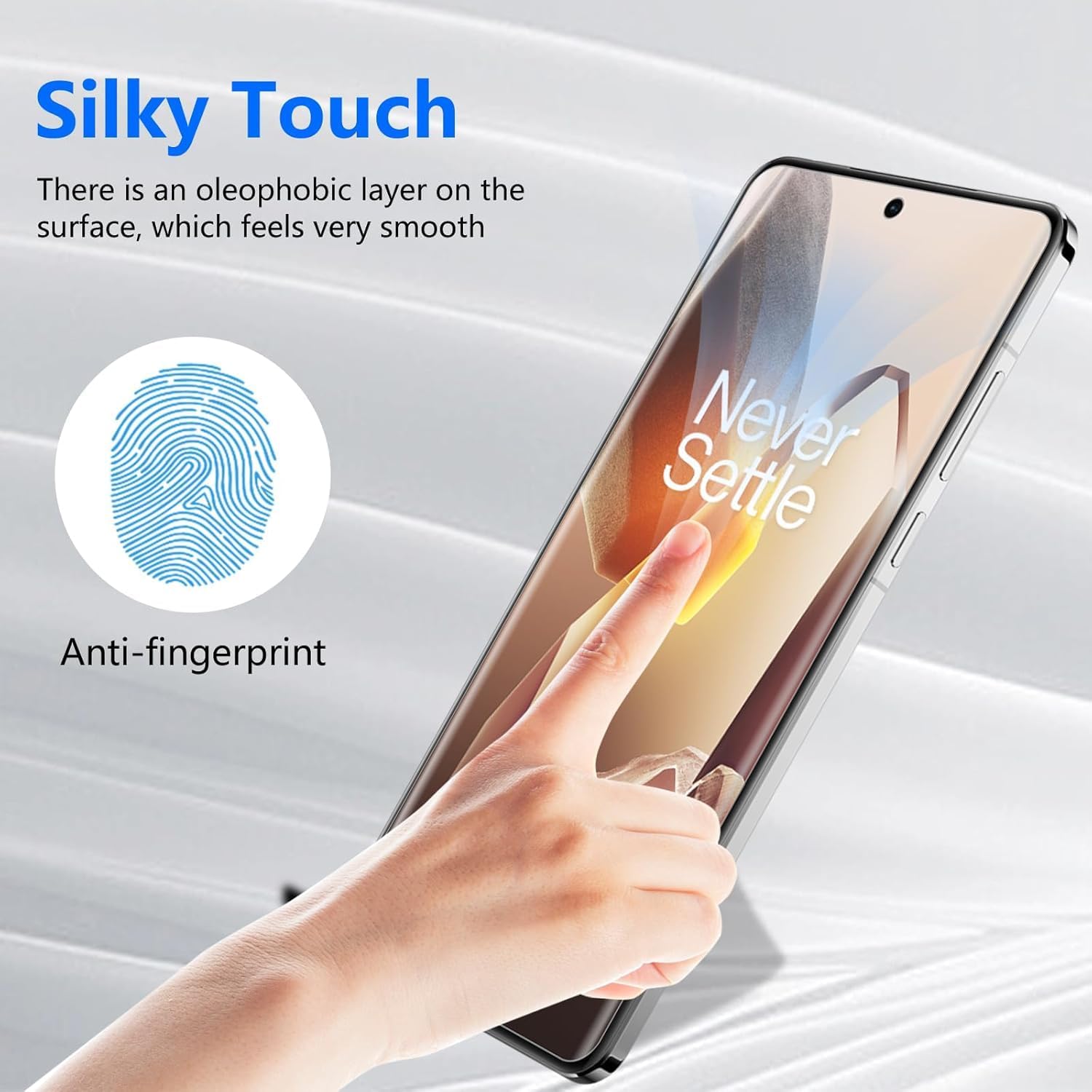 2-Pack Silicone Screen Protector for OnePlus 13