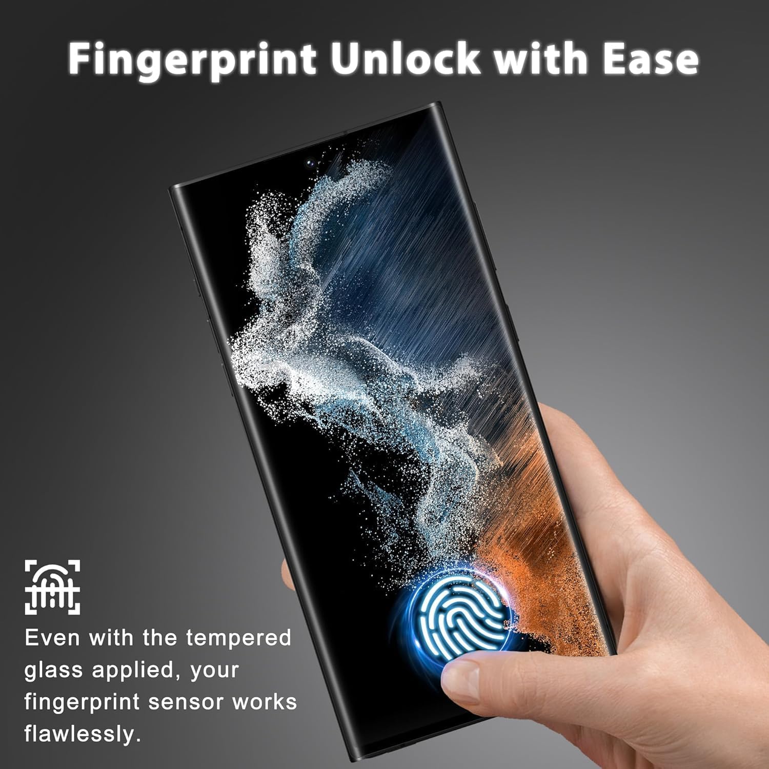 2-Pack Silicone Screen Protector for Motorola Edge 60 Pro