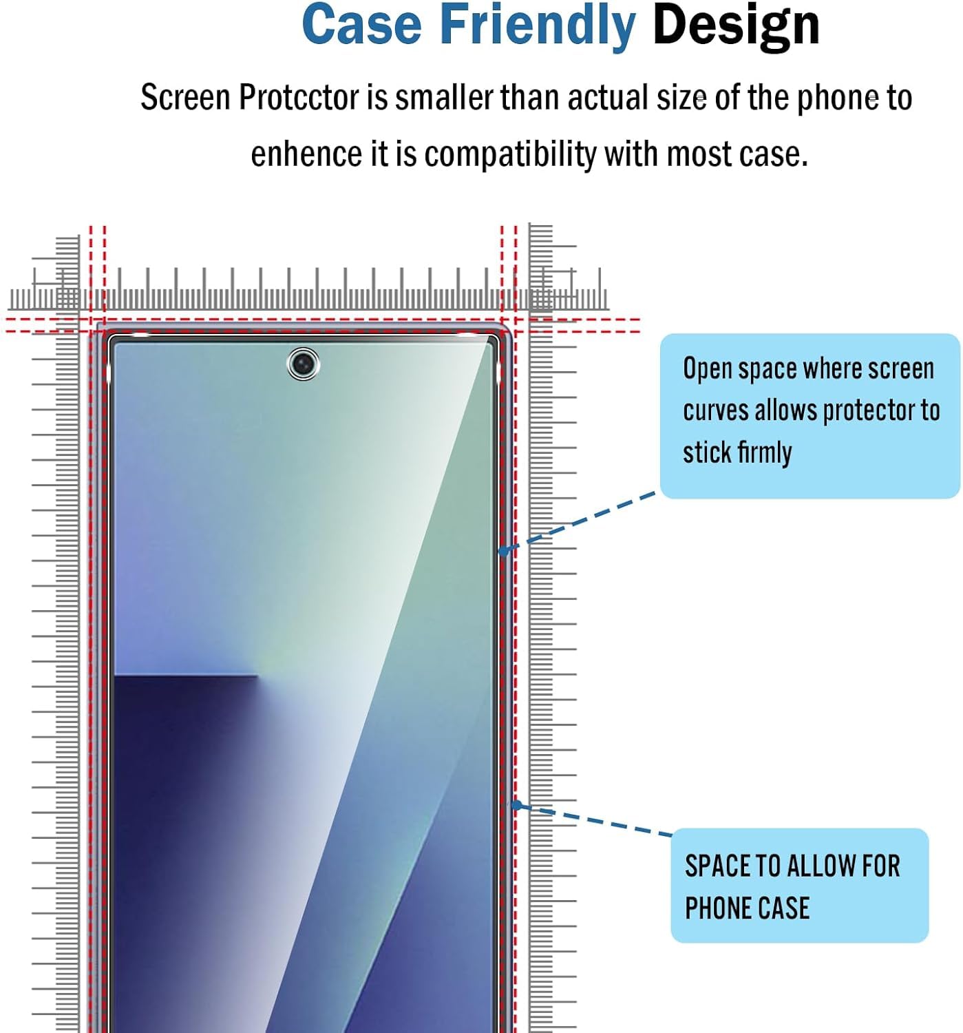 2-Pack) Tempered Glass Screen Protector for Samsung Galaxy Z Fold 7
