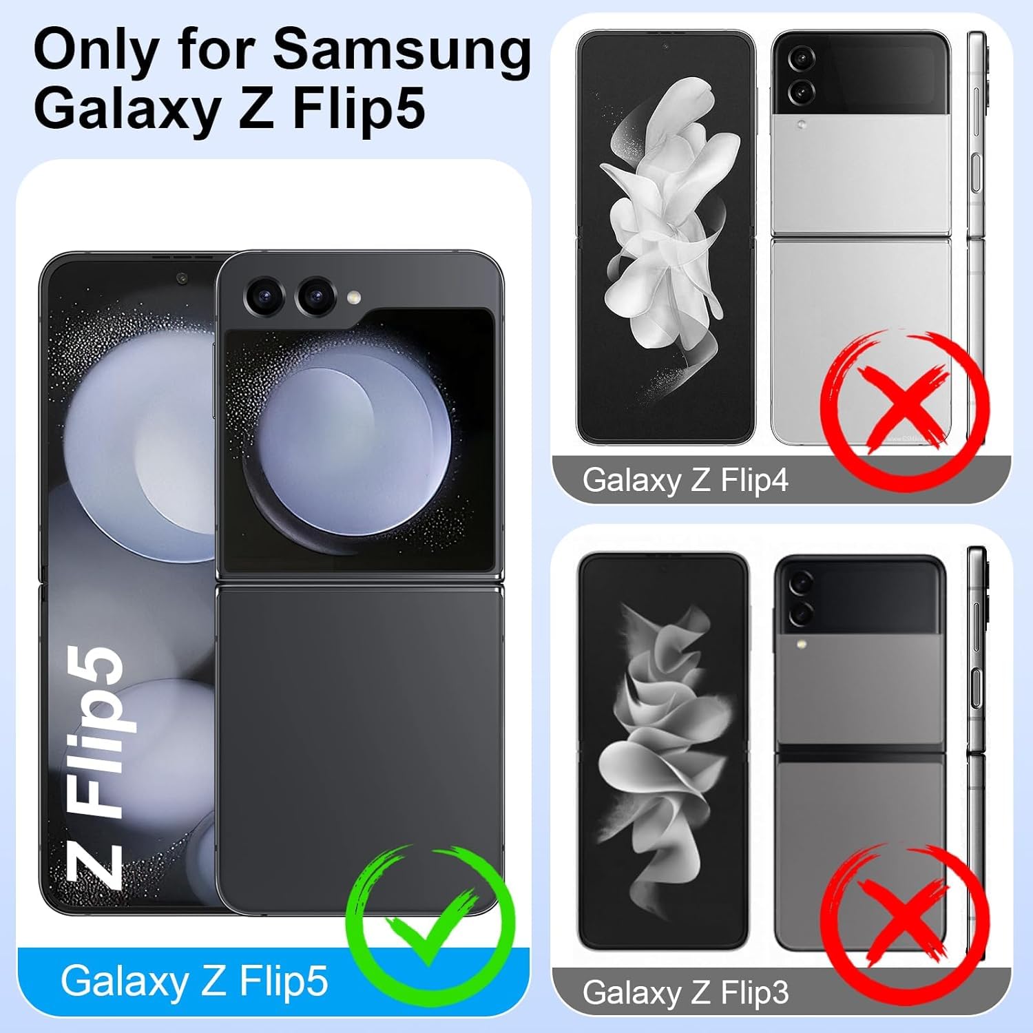 4-in-1 Screen Protector for Samsung Galaxy Z Flip 5