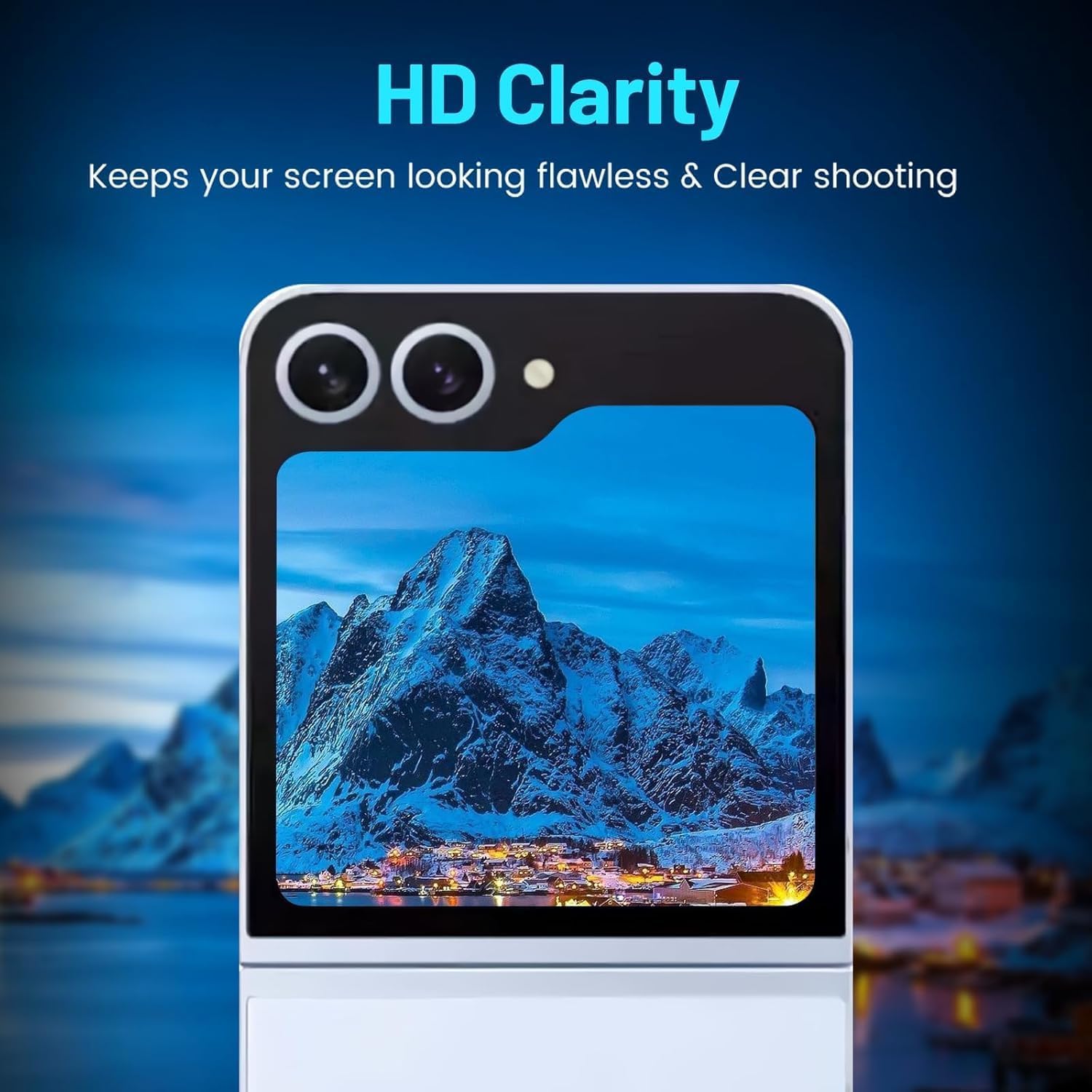 4-in-1 Screen Protector for Samsung Galaxy Z Flip 6