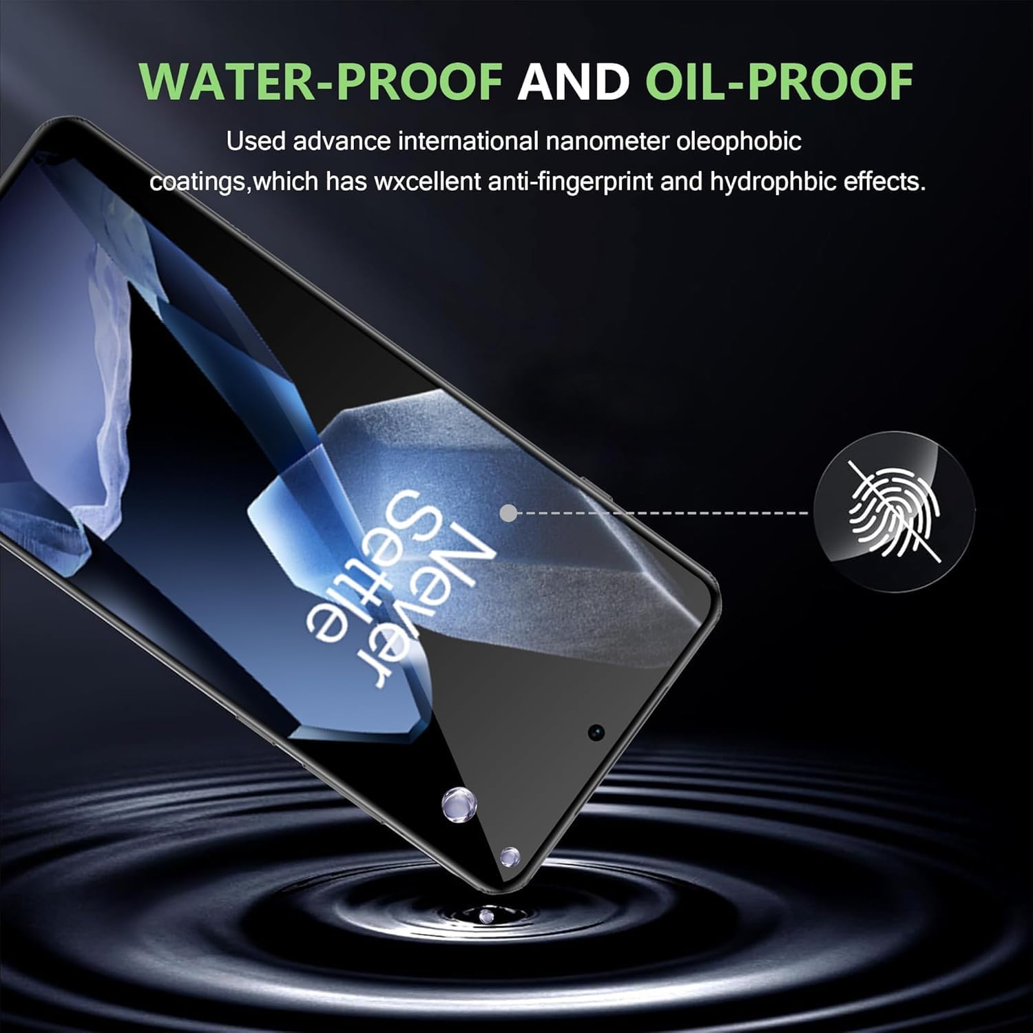 2-Pack Silicone Screen Protector for OnePlus 13
