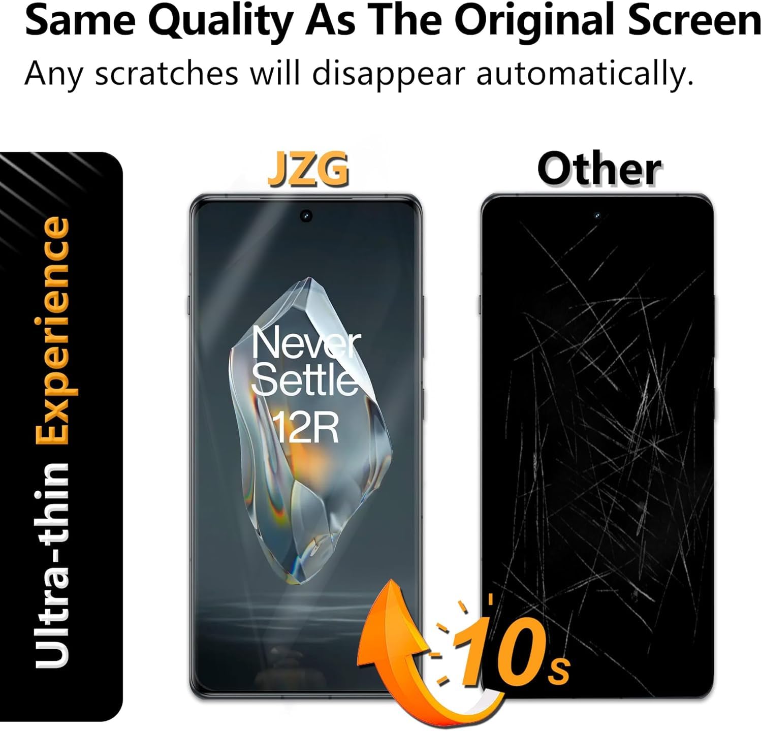 2-Pack Silicone Screen Protector for OnePlus 12R