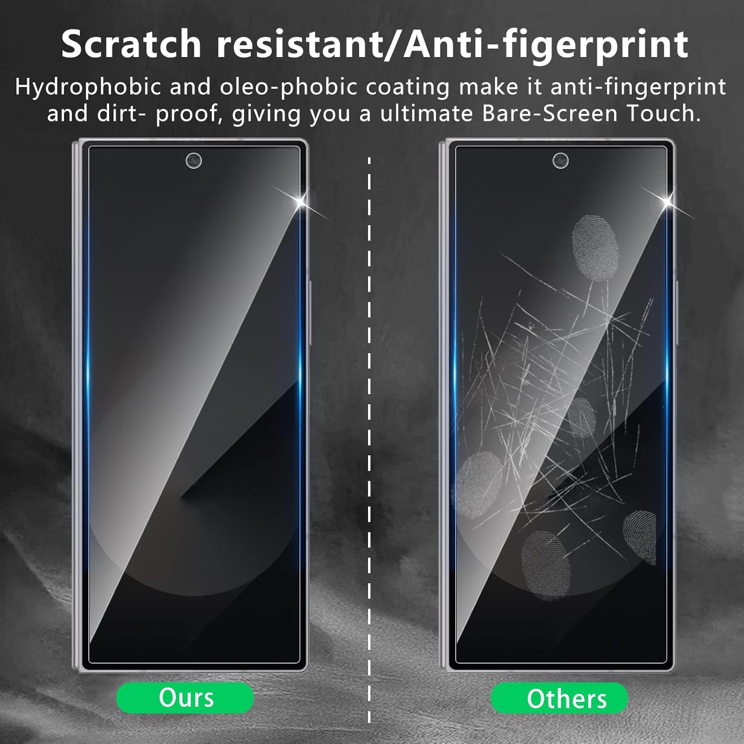 2-Pack Privacy Tempered Glass for Samsung Galaxy Z Fold 7