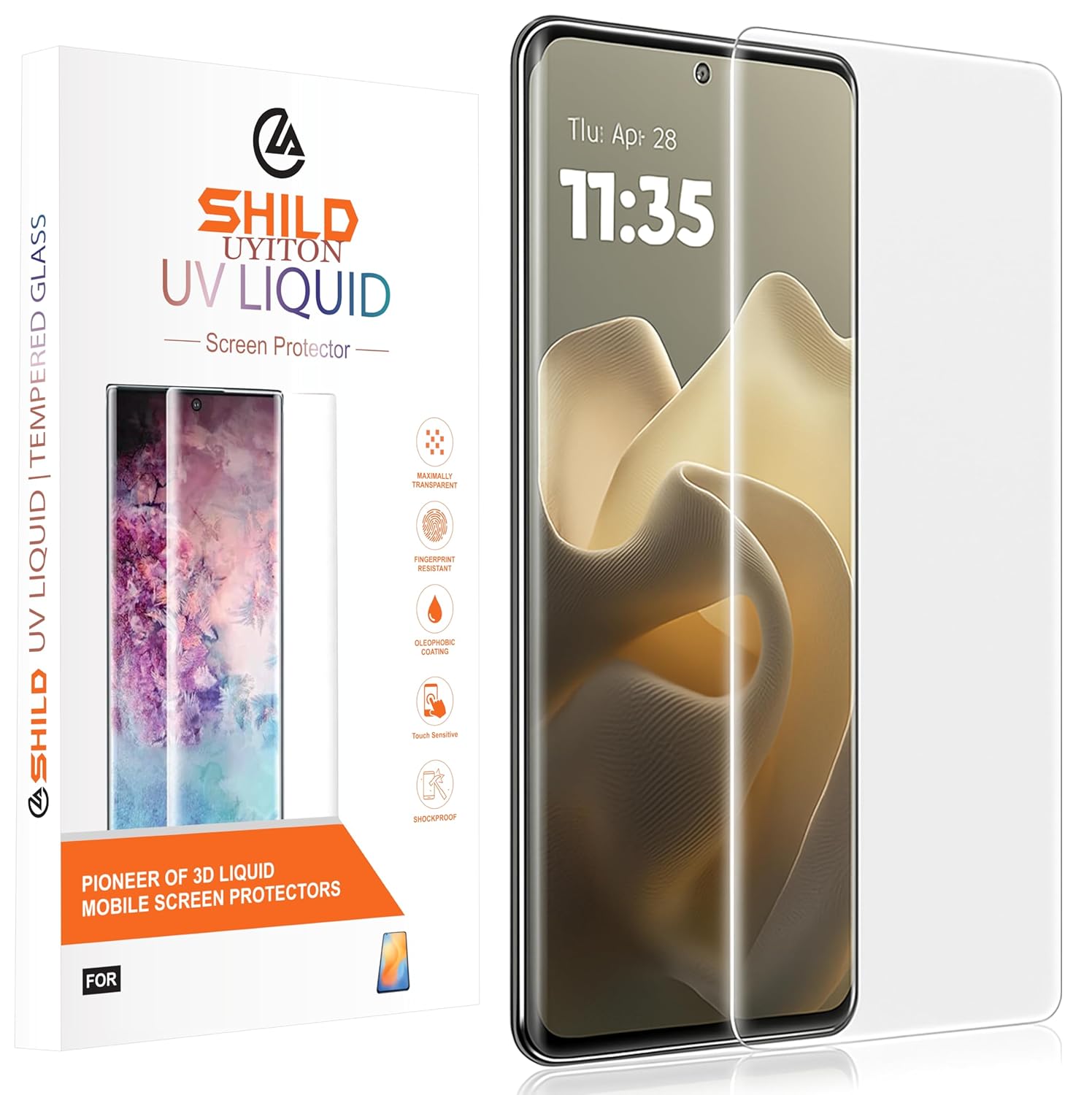 Curved UV Tempered Glass for Motorola Edge 60 Pro