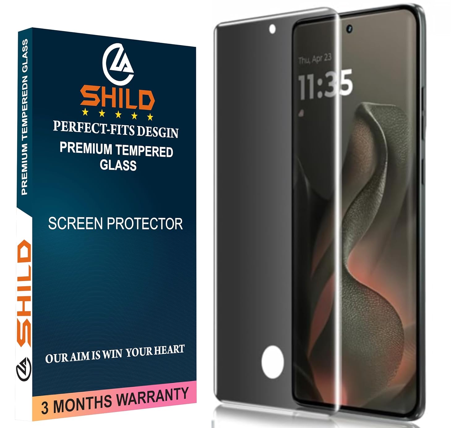 Privacy UV Tempered Glass for Motorola Edge 60 Pro