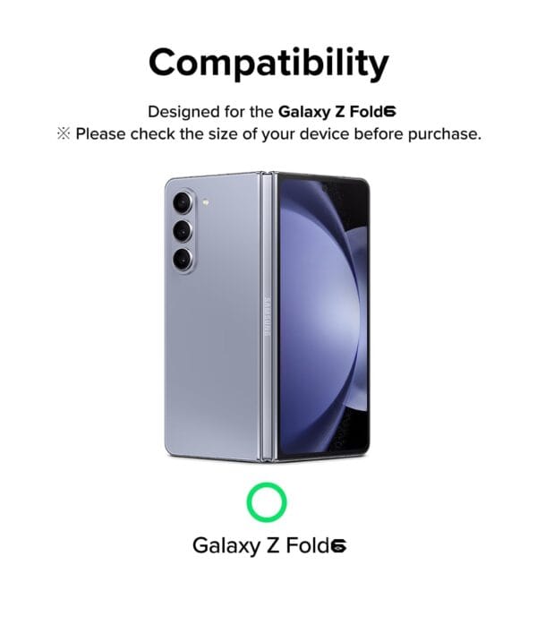 SHILD Back Camera Glass Protector for Samsung Z Fold 6 – Ultra-Thin, Scratch-Resistant. - Image 2