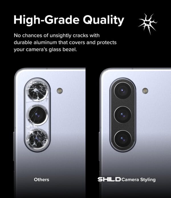 SHILD Back Camera Glass Protector for Samsung Z Fold 6 – Ultra-Thin, Scratch-Resistant. - Image 6