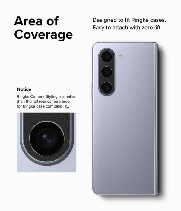 SHILD Back Camera Glass Protector for Samsung Z Fold 6 – Ultra-Thin, Scratch-Resistant. - Image 8