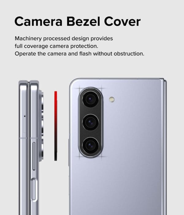 SHILD Back Camera Glass Protector for Samsung Z Fold 6 – Ultra-Thin, Scratch-Resistant. - Image 9