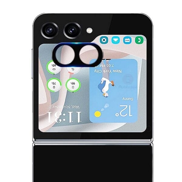 SHILD ( Pack 1 Back Camera Glass Protector for Samsung Z Flip 6 Camera Lens Protector Guard For | 3D Premium Camera Tempered Glass Z Flip 6