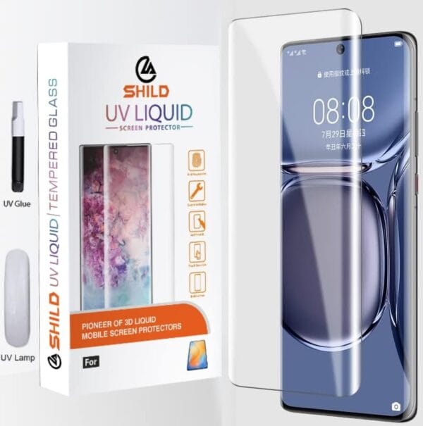 SHILD – (Pack 1) Perfect-Fits Design Tempered Glass Screen Protector for Oppo Reno 10 (6.7 Inch 5G) | UV Tempered Glass Protector | 9H Hardness, HD Clarity, Fingerprint Working