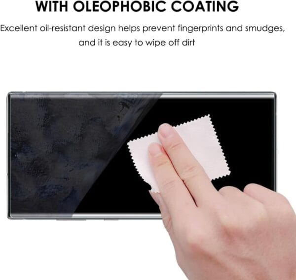 SHILD (1-Pack) Perfect Fit Tempered Glass Screen Protector for Samsung Galaxy Note 20 Ultra | UV Tempered Glass, 9H Hardness, HD Clarity, Fingerprint Compatible - Image 8