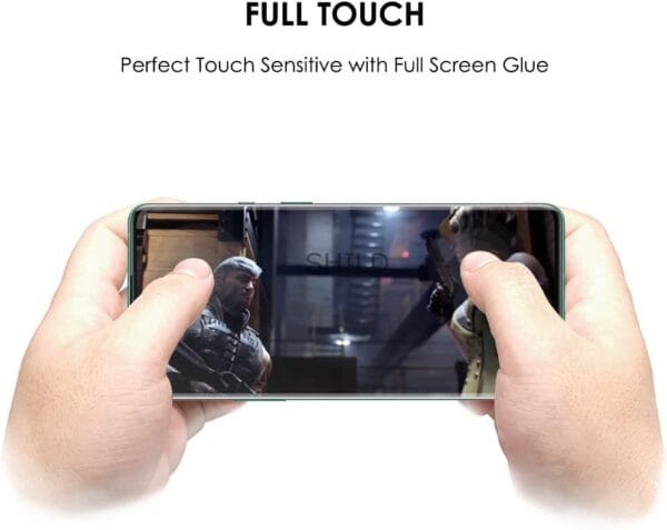 SHILD (1-Pack) Privacy Tempered Glass Screen Protector for OnePlus 9 Pro | Curved UV Privacy Guard | Full Screen Coverage | Anti-Spy, HD Clarity, Fingerprint Sensor Compatible, 9H Hardness - Image 5