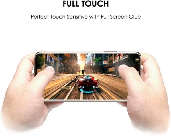 SHILD 1-Pack Tempered Glass Screen Protector for OnePlus 7 Pro / 7T Pro (6.7 inch, 5G) | UV Tempered Glass with 9H Hardness, HD Clarity | Fingerprint Sensor Compatible & Full Coverage Protection - Image 9