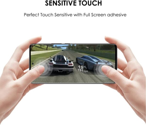 SHILD- (Pack 1 Perfect - Fits Design Tempered Glass Screen Protector For Vivo V27 / V27 Pro (6.78 inch 5G | UV Tempered Glass Protector For Vivo V27 / V27 Pro -9H Hardness/HD/Fingerprint Working - Image 6