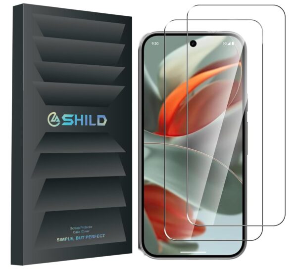 SHILD 2 Pack Tempered Glass Screen Protector for Google Pixel 9 Pro Fold | HD Clarity, 9H Hardness, Fingerprint-Compatible, Easy Installation