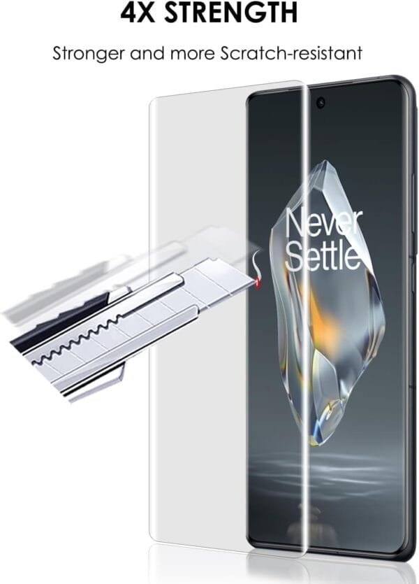 SHILD Tempered Glass Screen Protector (1 Pack) for OnePlus 12R (6.78 Inch 5G) – UV Tempered Glass, 9H Hardness, HD Clarity, Anti-Fingerprint, Perfect Fit Design - Image 5