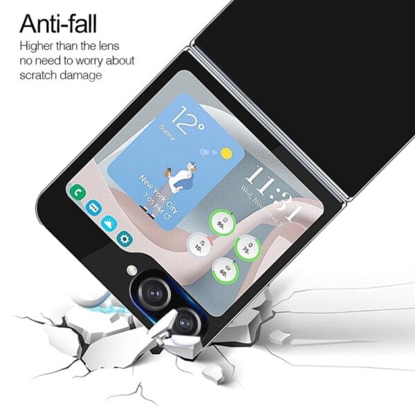SHILD ( Pack 1 Back Camera Glass Protector for Samsung Z Flip 6 Camera Lens Protector Guard For | 3D Premium Camera Tempered Glass Z Flip 6 - Image 4