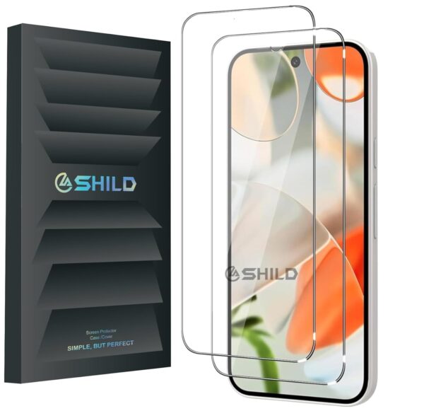 SHILD Tempered Glass Screen Protector for Google Pixel 9 Pro XL (2 Pack) | HD Clarity, 9H Hardness, Anti-Scratch, Fingerprint Compatible, Perfect Fit