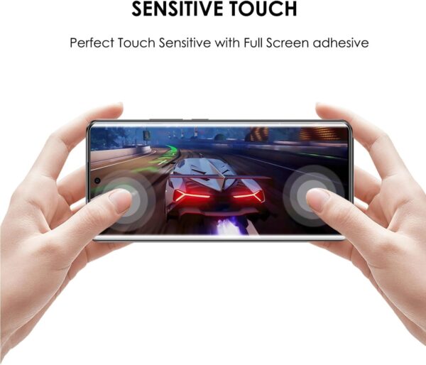 SHILD- (Pack 1 Perfect - Fits Design Tempered Glass Screen Protector For Vivo X90 Pro (6.7 inch 5G | UV Tempered Glass Protector For Vivo X90 Pro -9H Hardness/HD/Fingerprint Working - Image 7