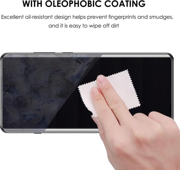 SHILD Tempered Glass Screen Protector (1 Pack) for OnePlus 12R (6.78 Inch 5G) – UV Tempered Glass, 9H Hardness, HD Clarity, Anti-Fingerprint, Perfect Fit Design - Image 6
