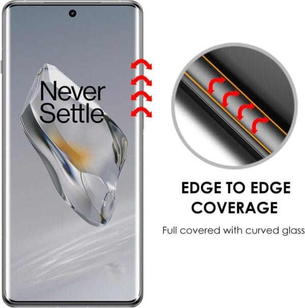 SHILD Tempered Glass Screen Protector for OnePlus 12 (6.8 Inch, 5G) | Perfect-Fit UV Tempered Glass with 9H Hardness, HD Clarity & Fingerprint Unlock Support - Image 4