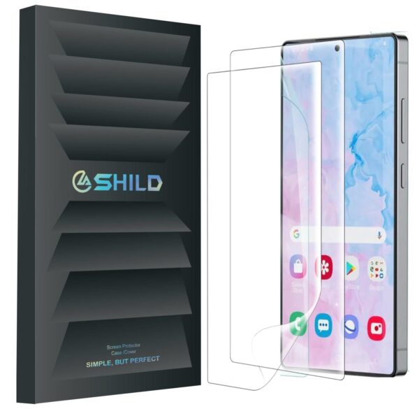 SHILD 2 Pack Screen Protector for Samsung Galaxy S25 Ultra (6.8-inch) | Perfect-Fit Design, Transparent, Fingerprint Support & S Pen Compatible, HD Clarity