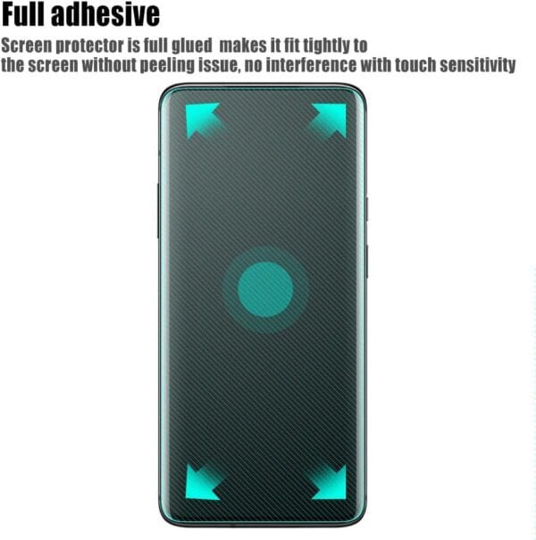 SHILD 1-Pack Tempered Glass Screen Protector for OnePlus 7 Pro / 7T Pro (6.7 inch, 5G) | UV Tempered Glass with 9H Hardness, HD Clarity | Fingerprint Sensor Compatible & Full Coverage Protection - Image 8