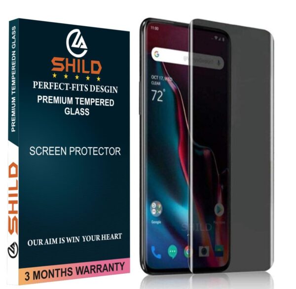 SHILD Privacy Screen Protector for Oppo Reno 10 Pro 5G | Anti-Spy, Full Screen Coverage, HD Clarity, Fingerprint Unlock Support, Easy Installation | Tempered Glass Protector