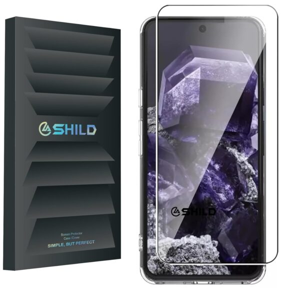 SHILD Advanced HD+ Tempered Glass Screen Protector for Google Pixel 9/9 Pro | Full Screen Coverage, Anti-Scratch, Bubble-Free Installation