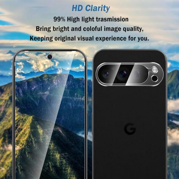 SHILD Advanced HD+ Tempered Glass Screen Protector for Google Pixel 9/9 Pro | Full Screen Coverage, Anti-Scratch, Bubble-Free Installation - Image 6