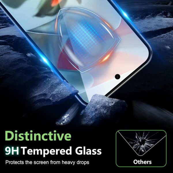 SHILD Advanced HD+ Tempered Glass Screen Protector for Google Pixel 9 Pro XL (6.7”) | Edge-to-Edge Full Screen Coverage, Anti-Scratch, Easy Installation Kit - Image 4