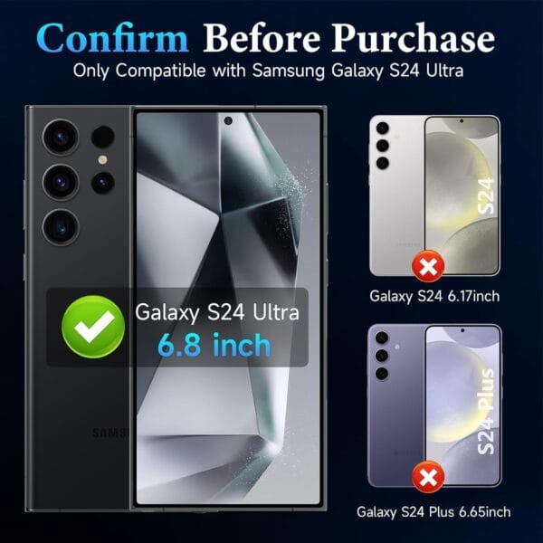 SHILD Privacy Screen Protector for Samsung Galaxy S23 Ultra (Pack of 2) | Anti-Spy, Edge-to-Edge Coverage, HD Clarity, Easy Installation, Fingerprint Compatible - Image 7